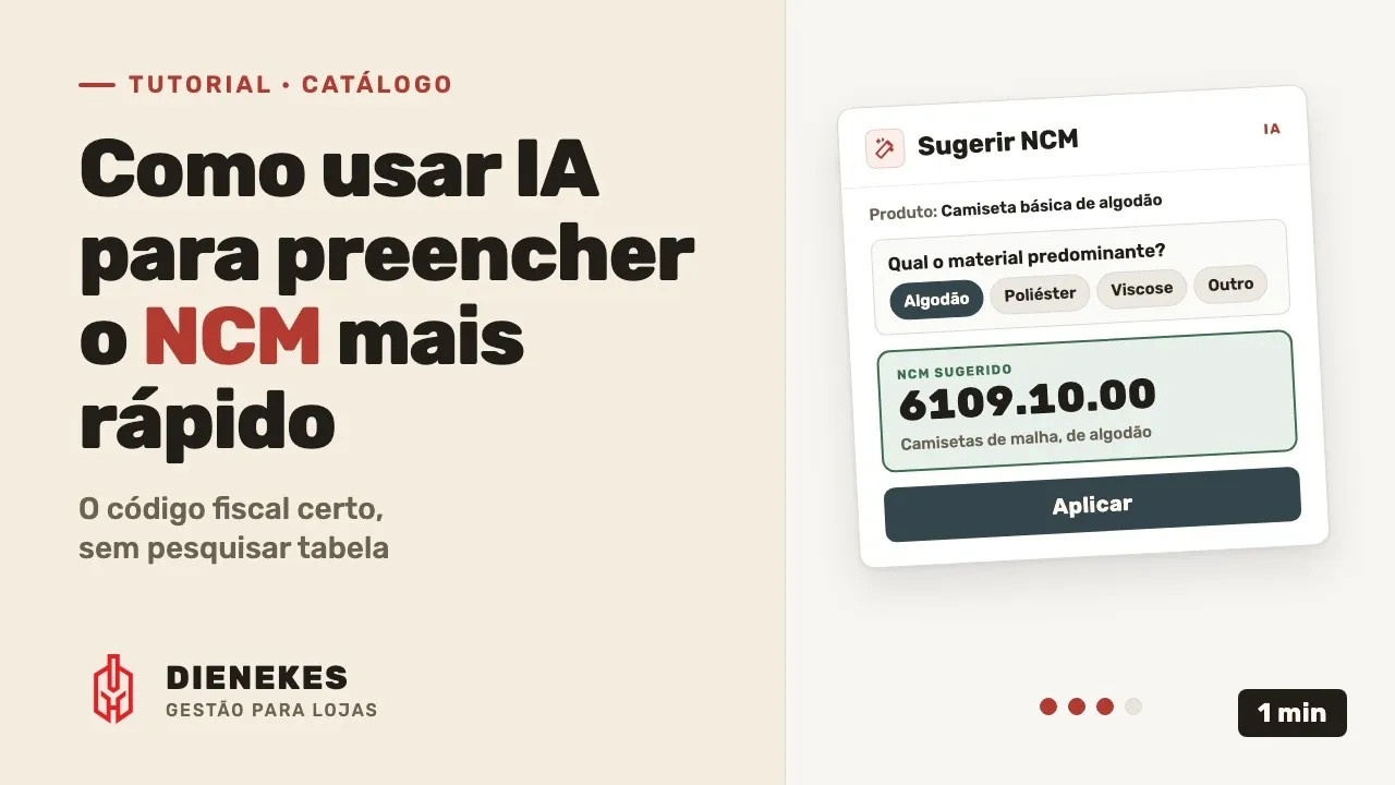 Assistir ao vídeo: Como usar IA para preencher o NCM mais rápido