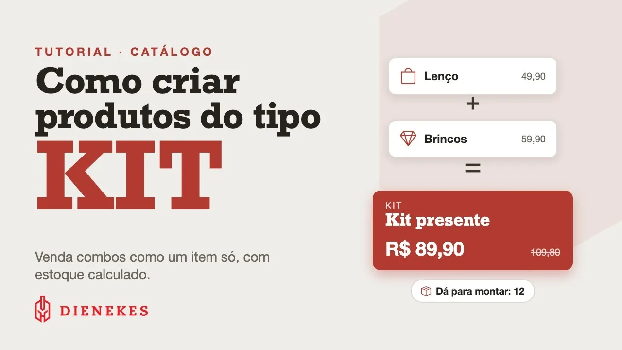 Assistir ao vídeo: Como criar produtos do tipo kit